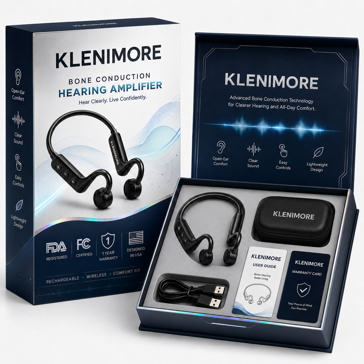 🌎Ends Today: 70% OFF!⏰👂Revitalize your ears again💖 💥 LIMITED TIME OFFER!🔥Bone Conduction Smart Hearing Aid Bluetooth Earphones