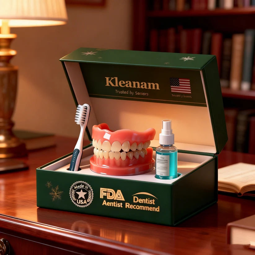 "🎁Ends Today: 70% OFF! ⏰kleanam™ Medical Full Denture with Strong Suctiond🦷Obtain American Dental Association (ADA) Certification