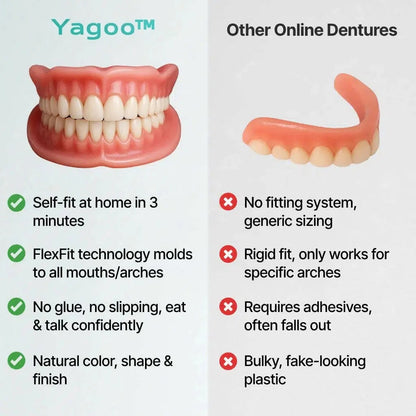 "🎁Ends Today: 70% OFF! ⏰kleanam™ Medical Full Denture with Strong Suctiond🦷Obtain American Dental Association (ADA) Certification