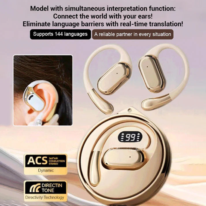 🔥 Final 2 Hours : Only Limited Stock Left🏆KLENIMORE Bone Conduction Smart Hearing Headphones （Mayo Clinic Recommended）
